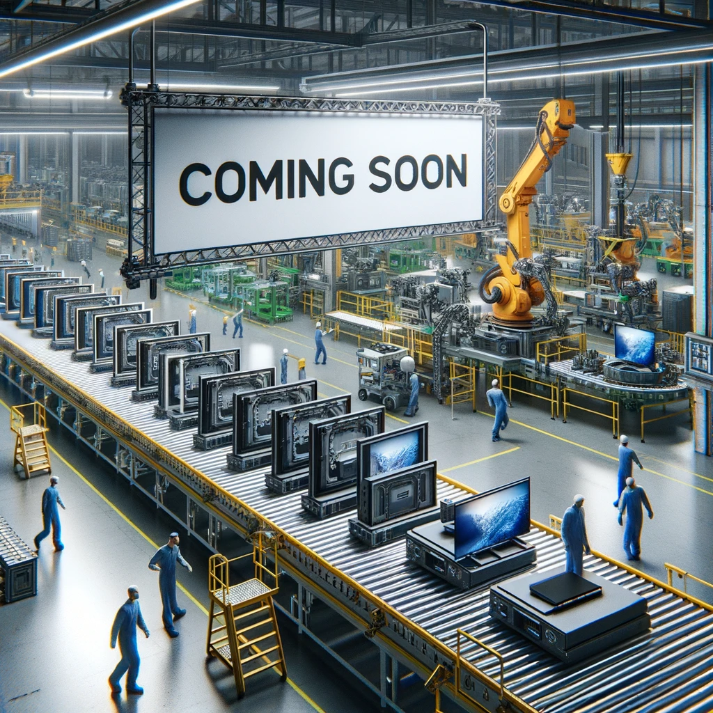 Store with a Coming Soon sign. Pre-launch Landing Page